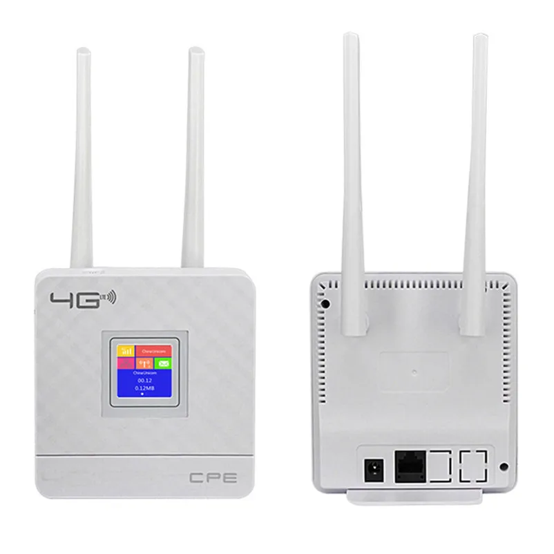 Roteador de Dados Tianjie Cpe Wifi Cartão Sim Desbloqueado 300mpbs Hotspot Móvel Wan Lan Porta Dupla Antenas Externas Gateway 3g - 4g Lte - Imagem 6