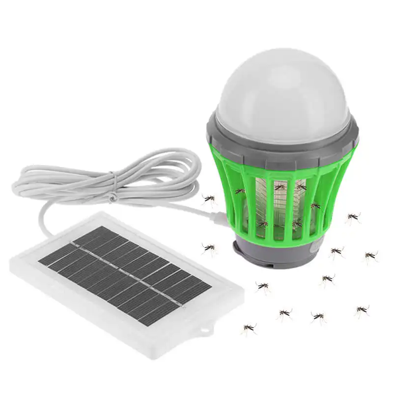 Solar Mosquito Killer Outdoor Hanging Solar Power Camping Mosquito Lamp