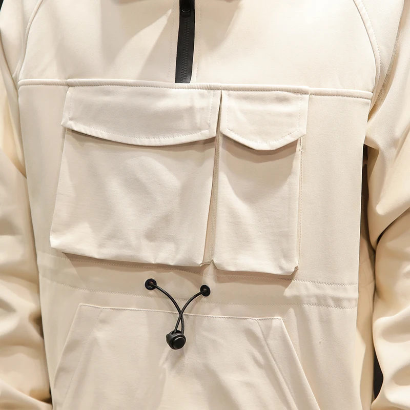 Billig 2019 Workwear jacke männer pilot mit kapuze jacke winter plus samt große größe baseball uniform flut karte lose