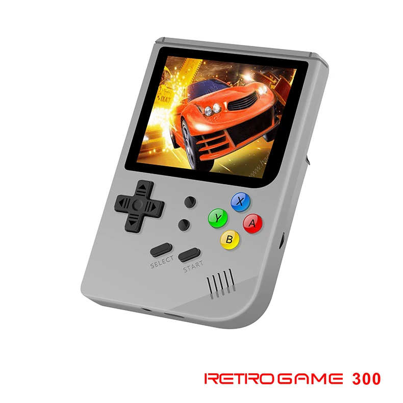 Новая Ретро игра 300, RG300, 16G внутренняя, 3 дюймов портативная игровая консоль, система Tony Ретро ручной игровой плеер - Цвет: RG300-grey