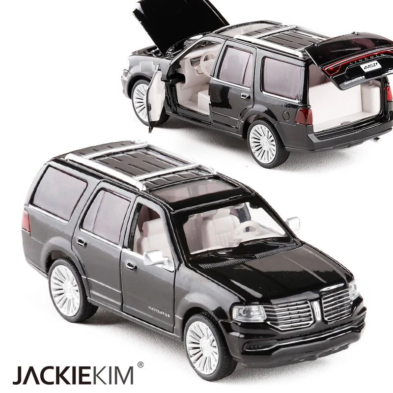 High Simulation 132 Lincoln Navigator Alloy Car Model Metal Diecast Toy Vehicles With Pull Back