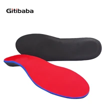 Heigh Quality Orthotic insole Flat Feet Arch Support Height 3cm Deep Heel Cup for Men and Women Shoes