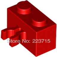 * Кирпич 1X2 Вт. горизонтальный держатель * 20 шт DIY светящиеся блоки кирпичи, совместимые с другими детали для конструктора - изображение