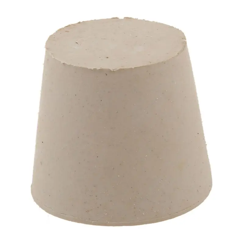 

New Rubber Stopper Bungs Laboratory Solid Hole Stop Push-In Sealing Plug 6# 25*33mm
