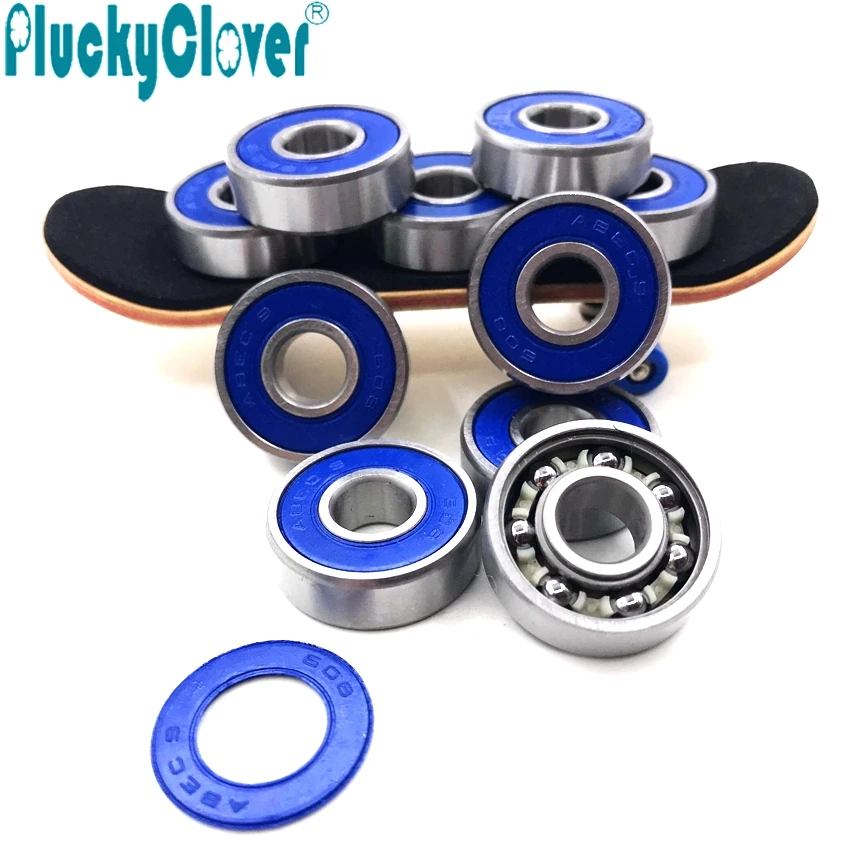 

Abec9 Professional Inline Roller Skating Bearing 608 2rs Longboard Skateboard Scooter 608 Ball Bearings Skate Shoes blue bearing