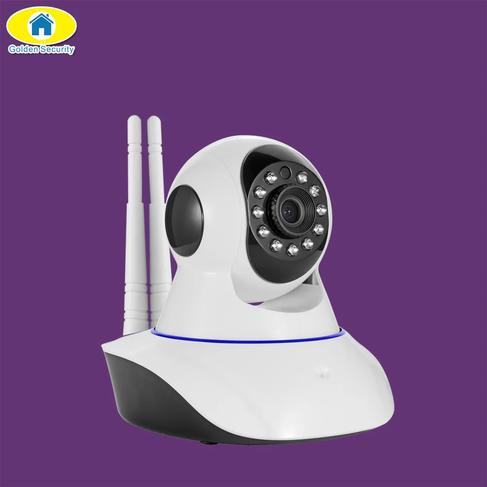 

Golden Security 720P HD Wireless IP Camera Night Vision Audio Recording Network CCTV Indoor Camera Baby Monitor Pan Tilt