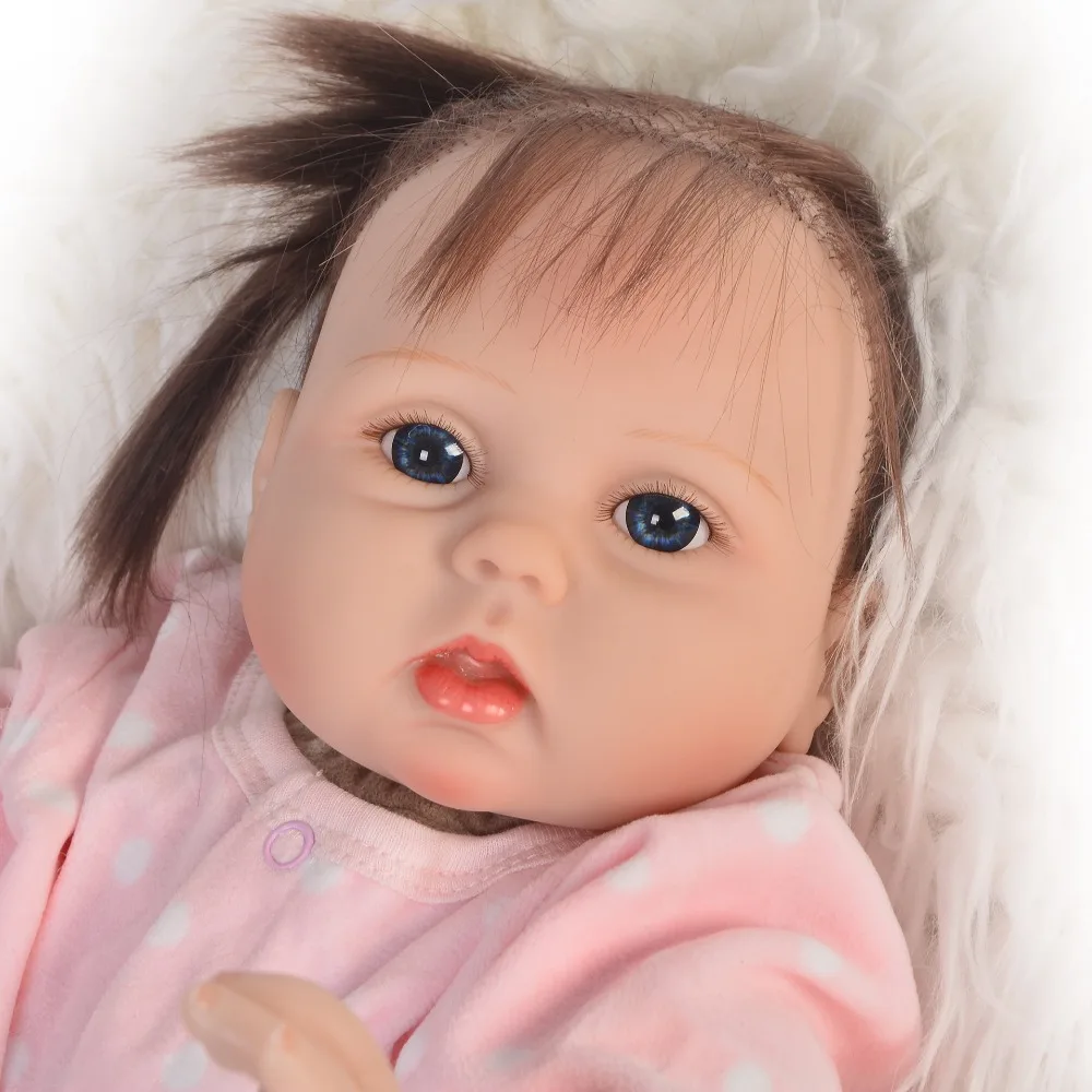 55 см Силиконовые Reborn куклы Baby живой реалистичный Boneca Bebe реалистичные настоящая