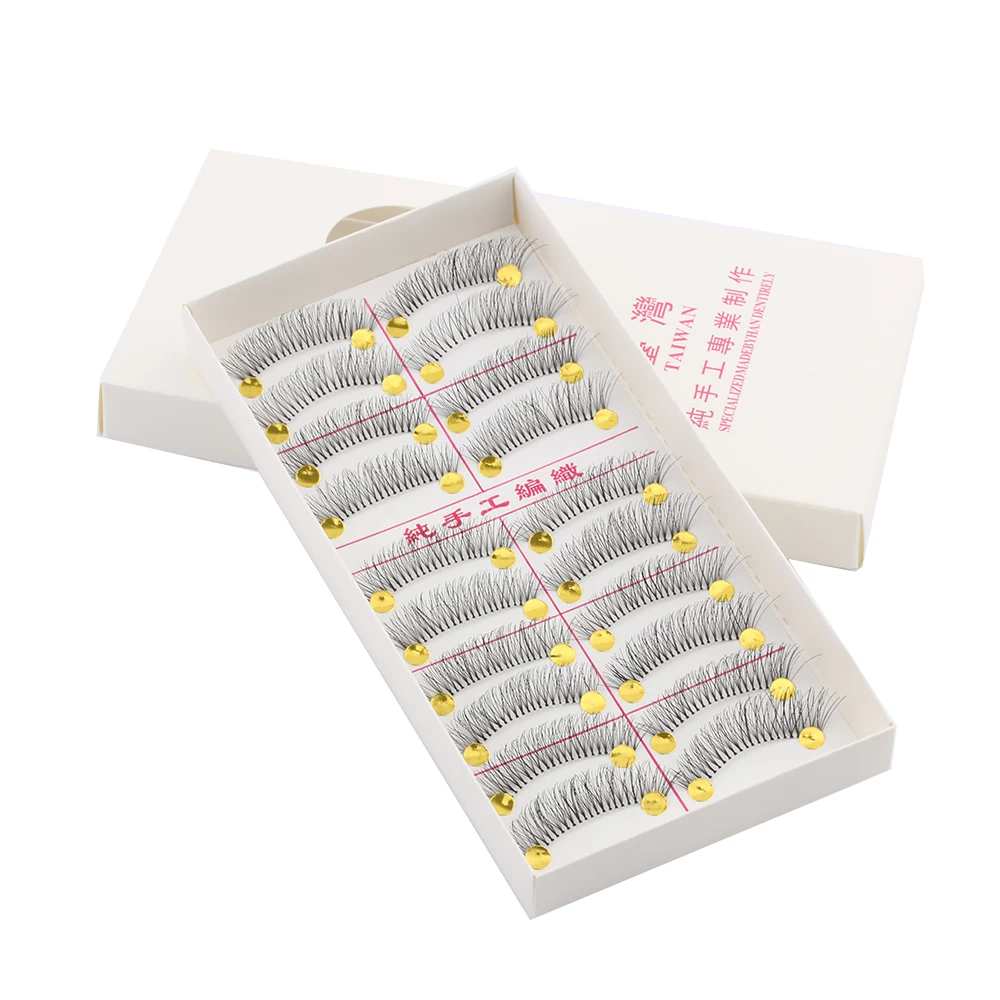 

10 Pairs Women Natural Thick Long False Eyelashes Voluminous Fake Eye Lashes Handmade Makeup Beauty Tools