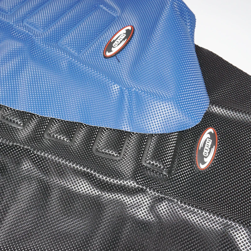 Мотоциклетные подушки водонепроницаемый кобура модифицированные противоскользящие гранулы короткие жира черный синий комплект