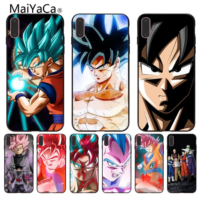 MaiYaCa анимационный Dragon Ball Super для iPhone 4S SE 5C 5S 6 6S 7 8 Plus X XR XS MAX черный мягкий чехол