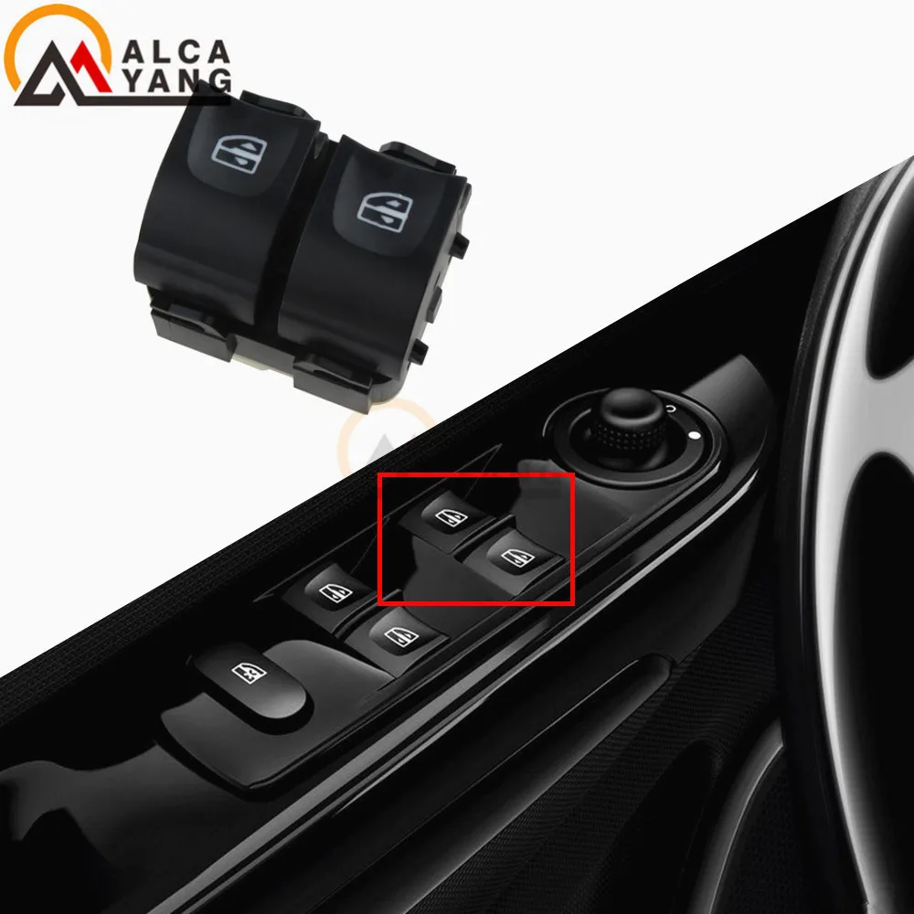 Malcayang передний правый Электрический окно двойной переключатель кнопка для Renault Clio 4 IV 254118044R Высокое качество