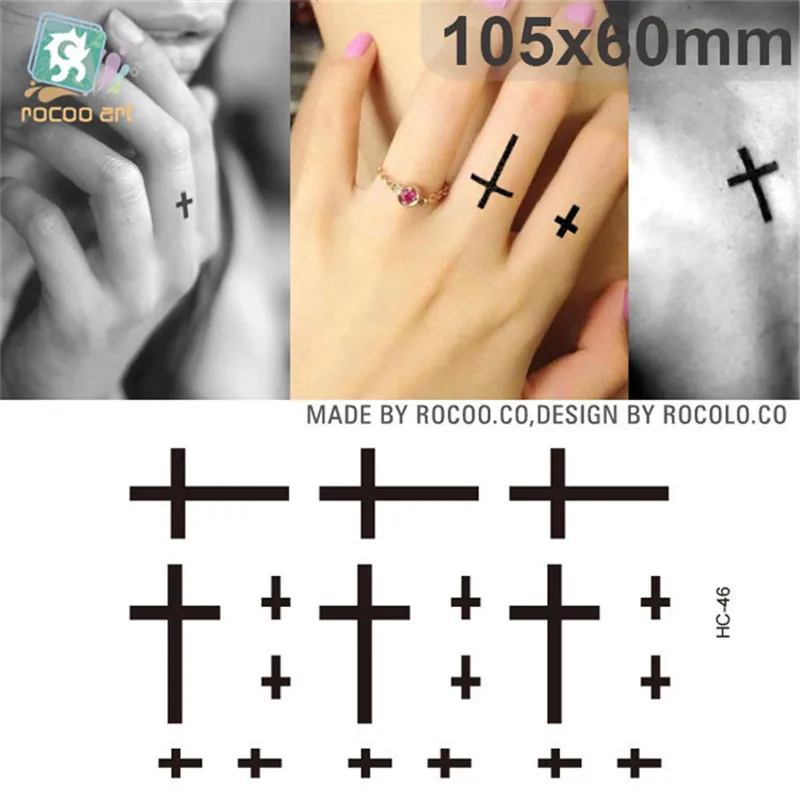 هيئة الفن ماء الوشم ورقة للرجال والنساء مثير الأزياء 3d الصليب تصميم الوشم ملصق صغير HC1046 هيئة الفن ماء الوشم ورقة للرجال والنساء مثير الأزياء 3d الصليب تصميم الوشم ملصق صغير HC1046