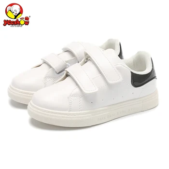 

2017 New Autumn Yeeshow Brand Children Casual Shoes Girls Shoes Solid White Boys Sneakers Kids Footwear sapatos menina
