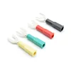 4pcs Pure copper open 6mm DCC power test socket U-shaped wiring fork 4mm socket banana socket plug Connector terminal red black ► Photo 1/6