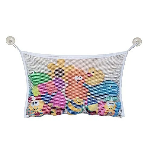 GSFY-الاطفال الطفل شبكة تخزين لعب أطفال صديقة للبيئة تخزين الحمام حمام اللعب حقيبة (37*37 سنتيمتر)