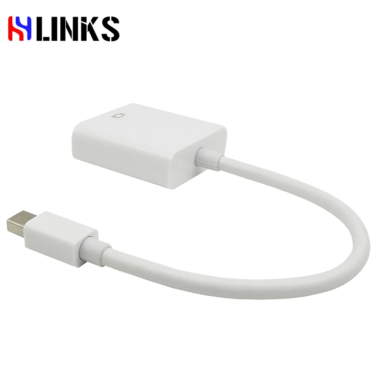 HYLINKS мини др к DVI адаптер Thunderbolt DispayPort конвертер мужчин и женщин Поддержка 1080 P для
