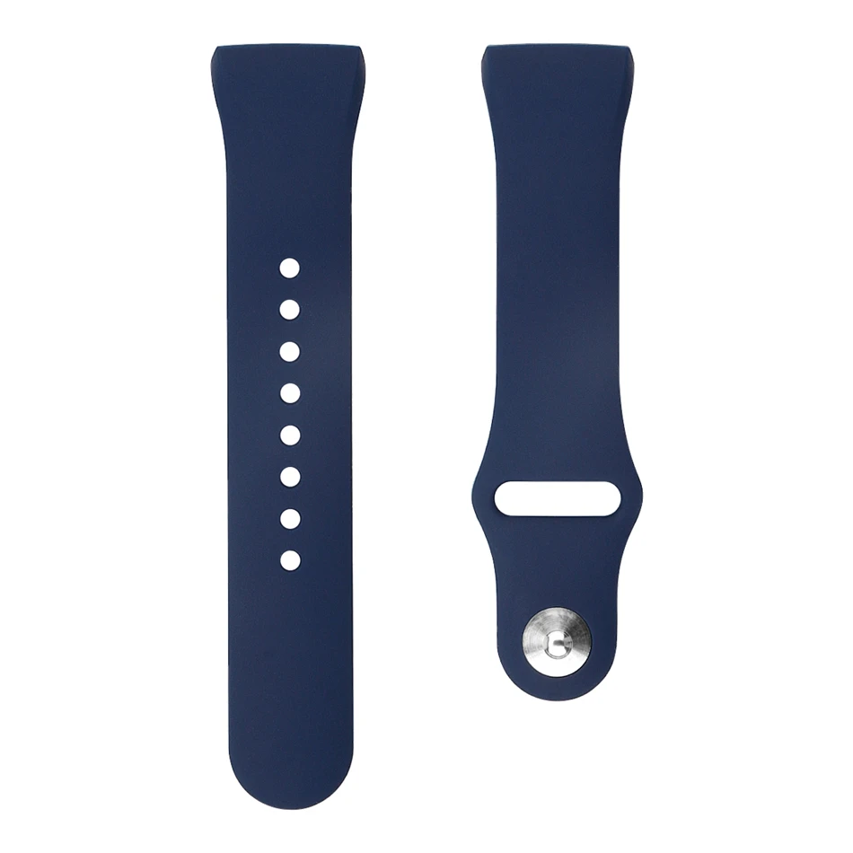 Смарт часы ремешок для Fitbit Charge 3 силиконовые заменить для мужчин t Band Браслет повседневное спортивные простой женские умные часы интимные - Цвет: Синий