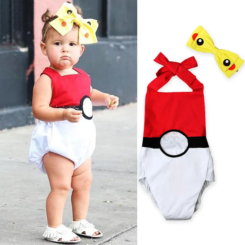 16 Pokemon Bebe Romper Para Ninas Verano Mono Con Headwear Para Bebe Pokemon Bola Ropa Para Recien Nacido Infant Baby Girl Romper 16 Baby Girls Rompersbaby Girl Summer Jumpsuit Aliexpress