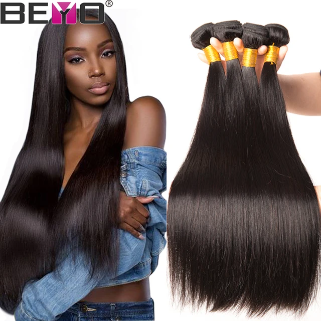 Cheap Beyo Hair Peruvian Straight Hair Bundles 10-28 Inch 1/3/4 Pcs 100% Human Hair Bundles Natural Color Non-Remy Hair Extension Cheap Beyo Hair Peruvian Straight Hair Bundles 10-28 Inch 1/3/4 Pcs 100% Human Hair Bundles Natural Color Non-Remy Hair Extension