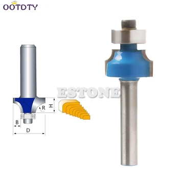 

1/4" Radius 1/4" Shank Round Over Beading Edging Router Bit Woodworking Tool-25