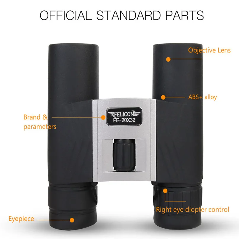 20 X 32 Compact Zoom Binoculars Long Range 1000m Folding HD Powerful Mini Telescope Optics Hunting Sports Camping #2y03 (18)