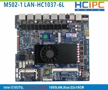 

HCiPC M502-1 LAN-HC1037-6L C1037U 6LAN Motherboard,Multi LAN 6LAN Firewall Motherboard,6LAN Router,Firewall System,Server PC