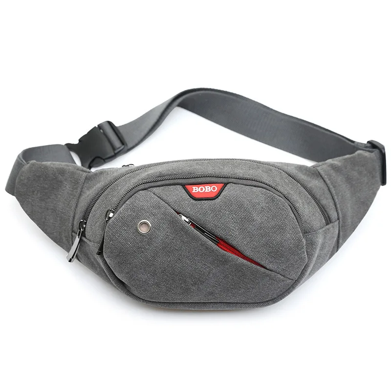 

FGGS-Waist Pack For Men Women Fanny Pack Money Handbag Belt Travelling Mountaineering Shoulder Mobile Phone Bag Gray