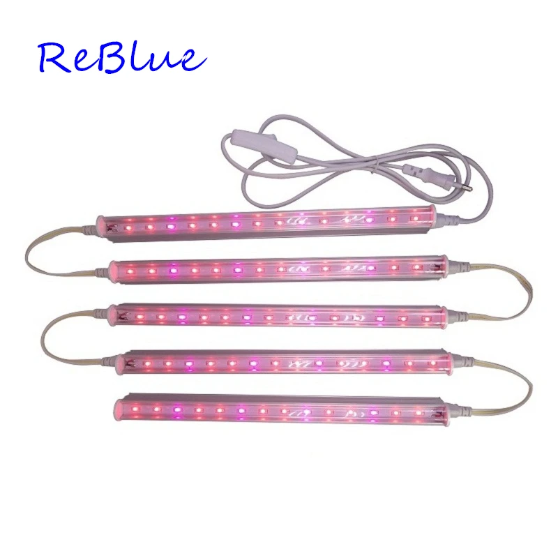 Светодиодная лампа для выращивания растений ReBlue 7 Вт фитолампа T5 220 В|plant lamp|plant lamp