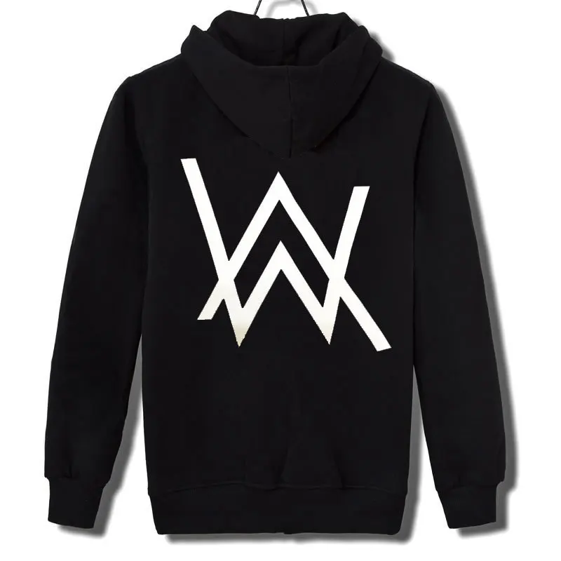 

Hip Hop Streetwear Alan Walker DJ Hoodies High Quality Hooded Sweatshirt Men& Women Zipper Hoodie Casual Clothing