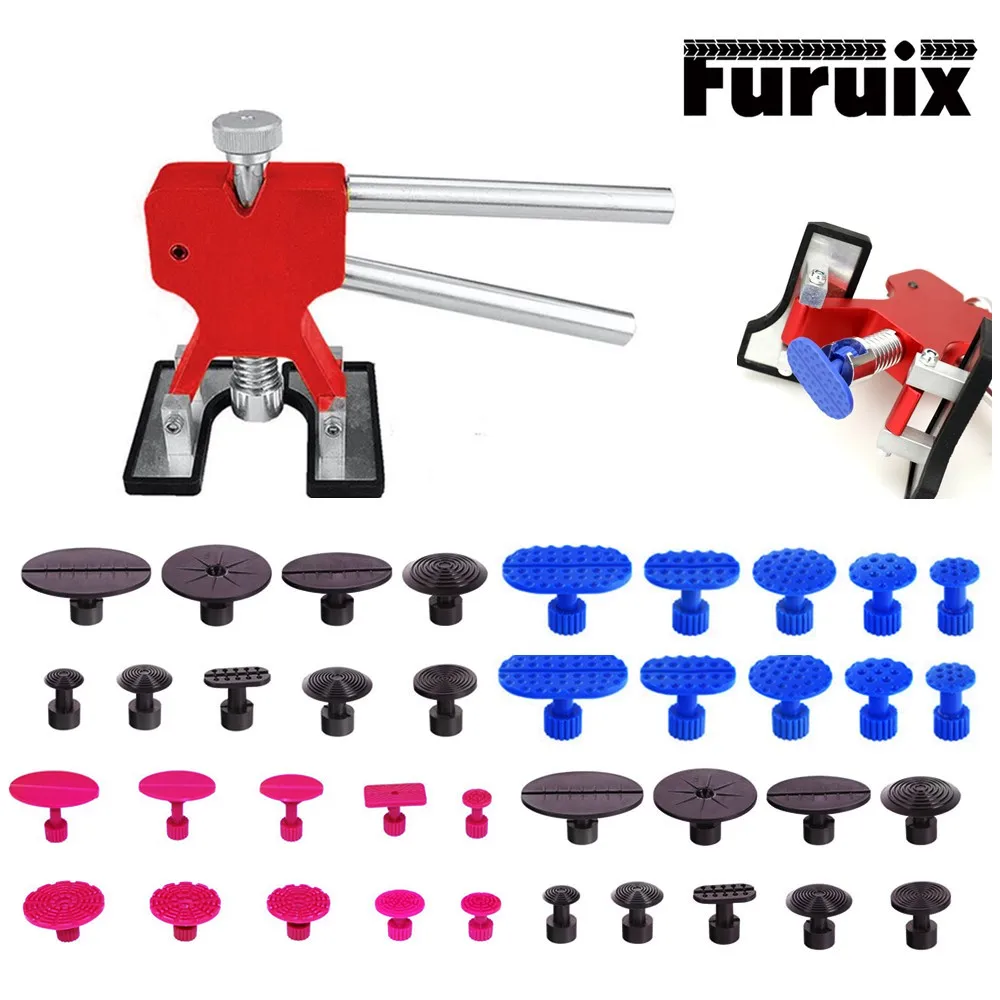 

PDR removing dents Paintless Dent Repair Tool Dent Removal Puller Tabs suction cup glue tabs for Hail Damage Hand Tools Set