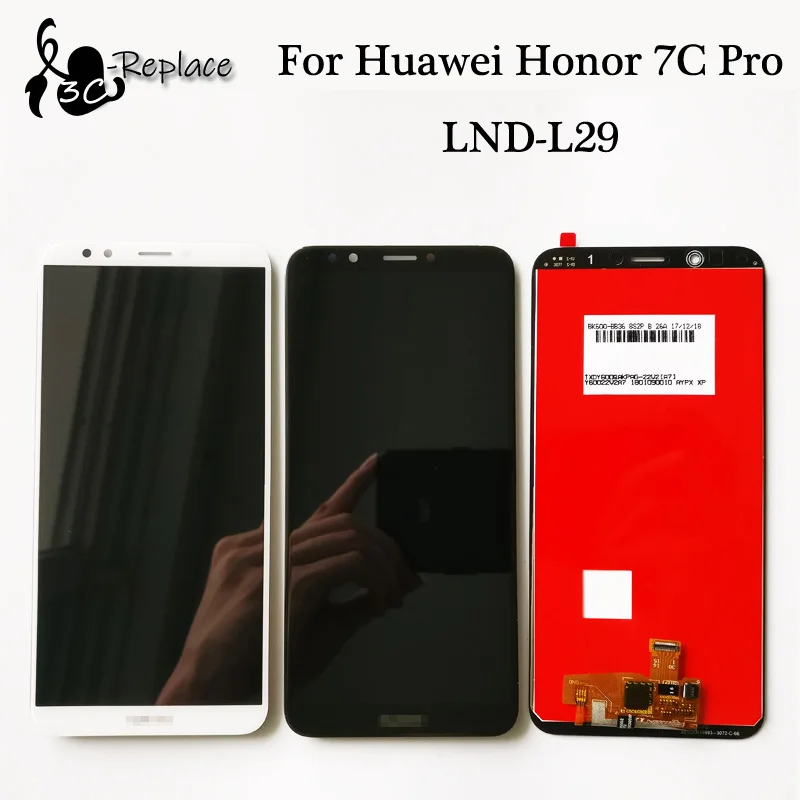 

High Quality 5.99 inch Full LCD DIsplay +Touch Screen Digitizer Glass Assembly For Huawei Honor 7C pro LND-L29 LND-AL30 LND-TL40