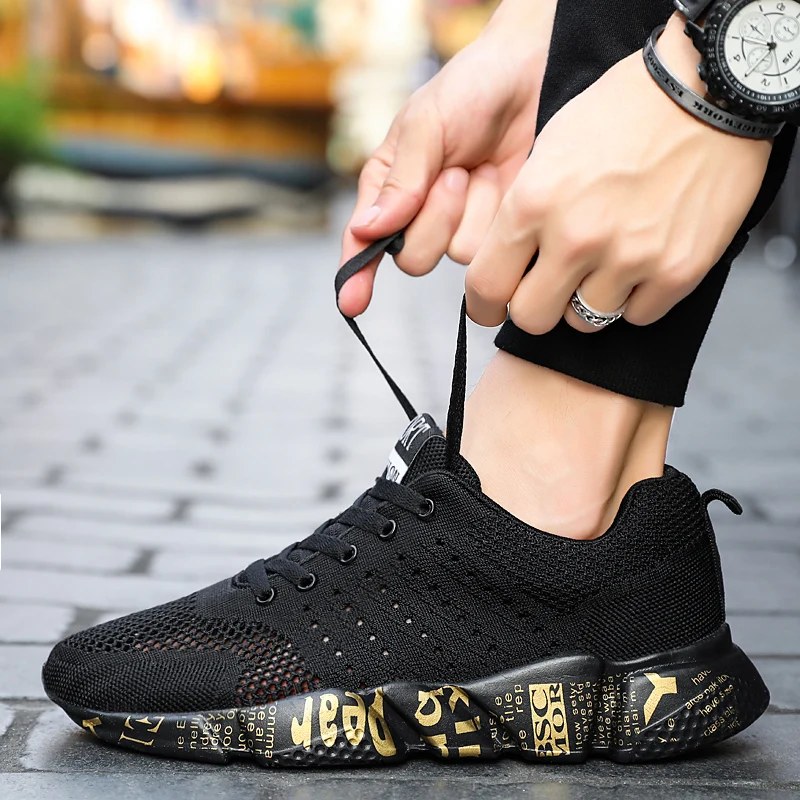 Кроссовки GUDERIAN мужские сетчатые Повседневная дышащая обувь легкие плоская