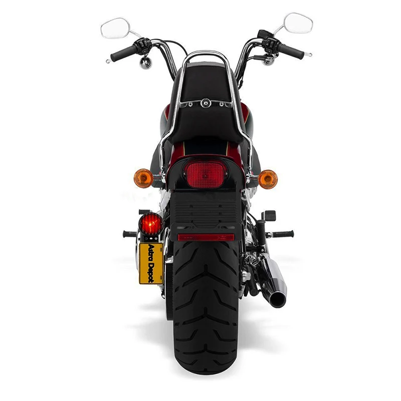 Nordson Motorcycle Bracket Taillight Side Mount Tail Light Brake For Harley Cruiser Bobber Chopper Street Standard Dirt Bike