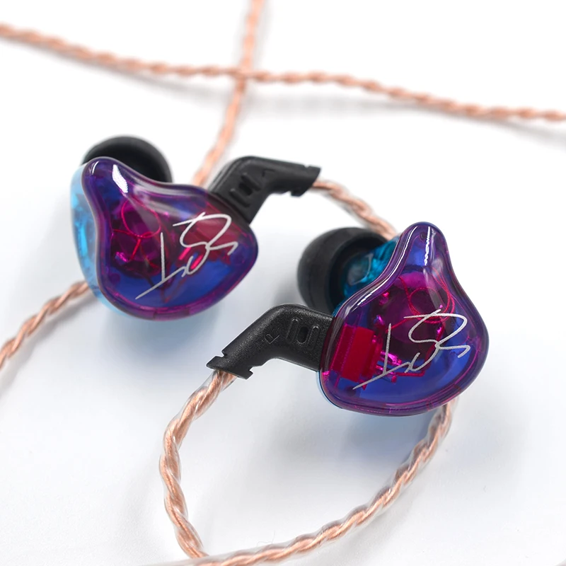 Наушники вкладыши KZ ZST/ZSTX 1BA + 1DD гибридная гарнитура HIFI спортивные наушники с