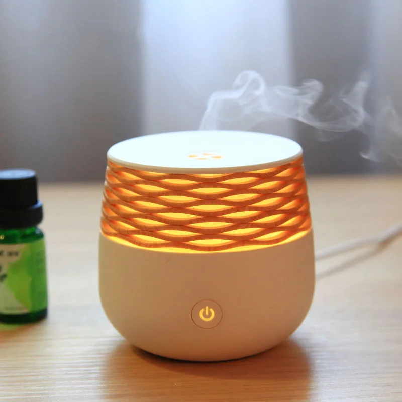 DC5V USB Wooden Rattan Aromatherapy Diffuser Household Ultrasonic Air