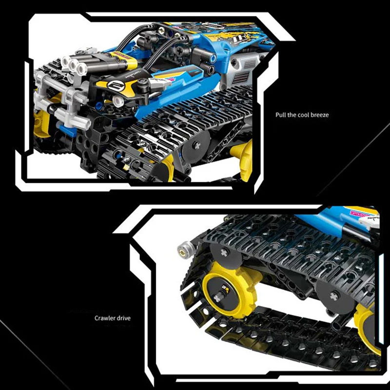 discounted App Interactive Toy Car Programming Toys Engineer Granular Building Blocks Tracked Control Off-road