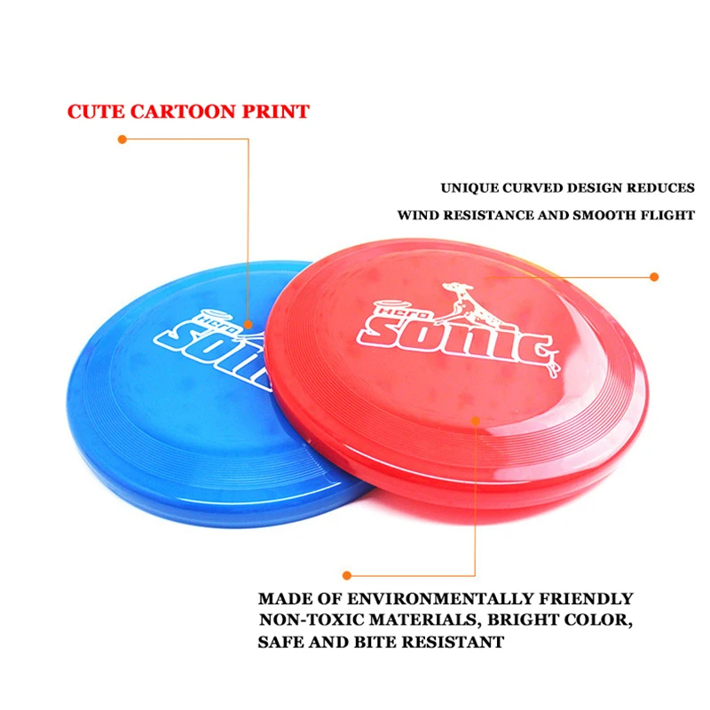Interactive Dog Toys Resistance Bite Soft Rubber Plastic Puppy Pet Toy for Dogs Pet Training Products Dog Frisbie Flying Discs