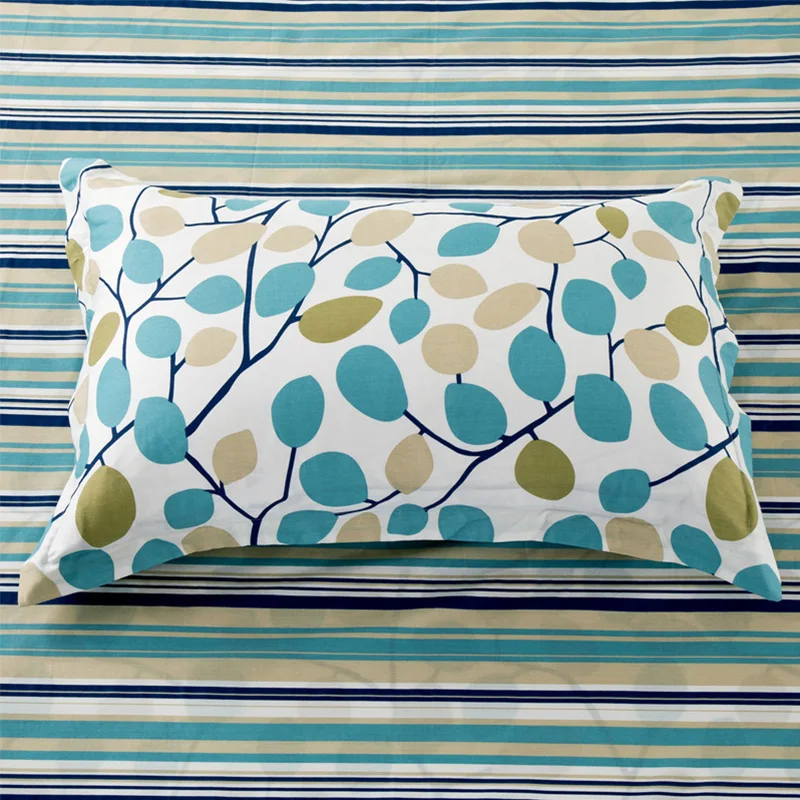 

100% cotton active printing and pink double pillow case. Youthful energy. No smell, comfortable and soft washable