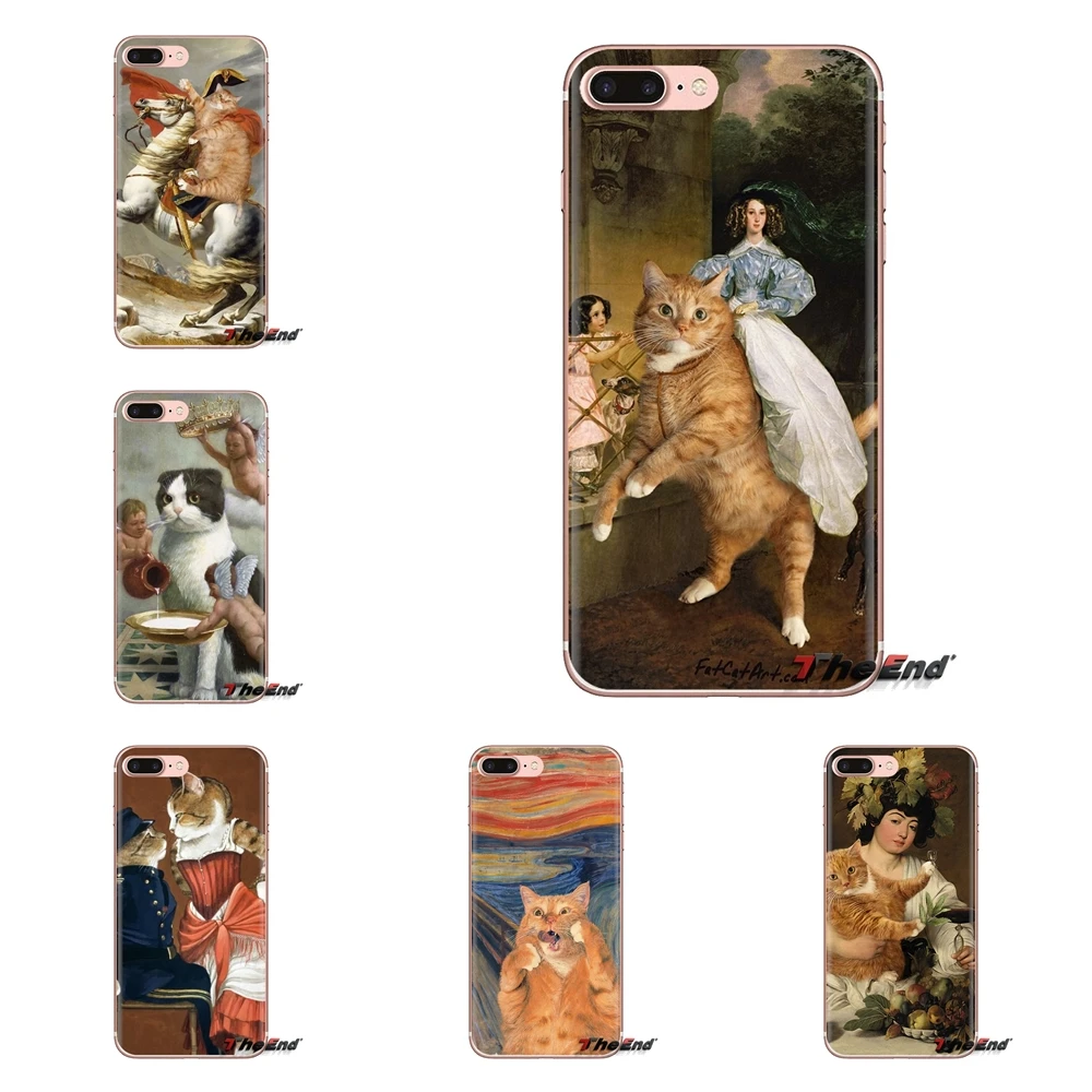 Для Huawei G7 G8 P7 P8 P9 P10 P20 P30 Lite Mini Pro P Smart Plus 2017 2018 2019 чехол из ТПУ Leonardo da Vinci Mona Lisa Pat Cat |