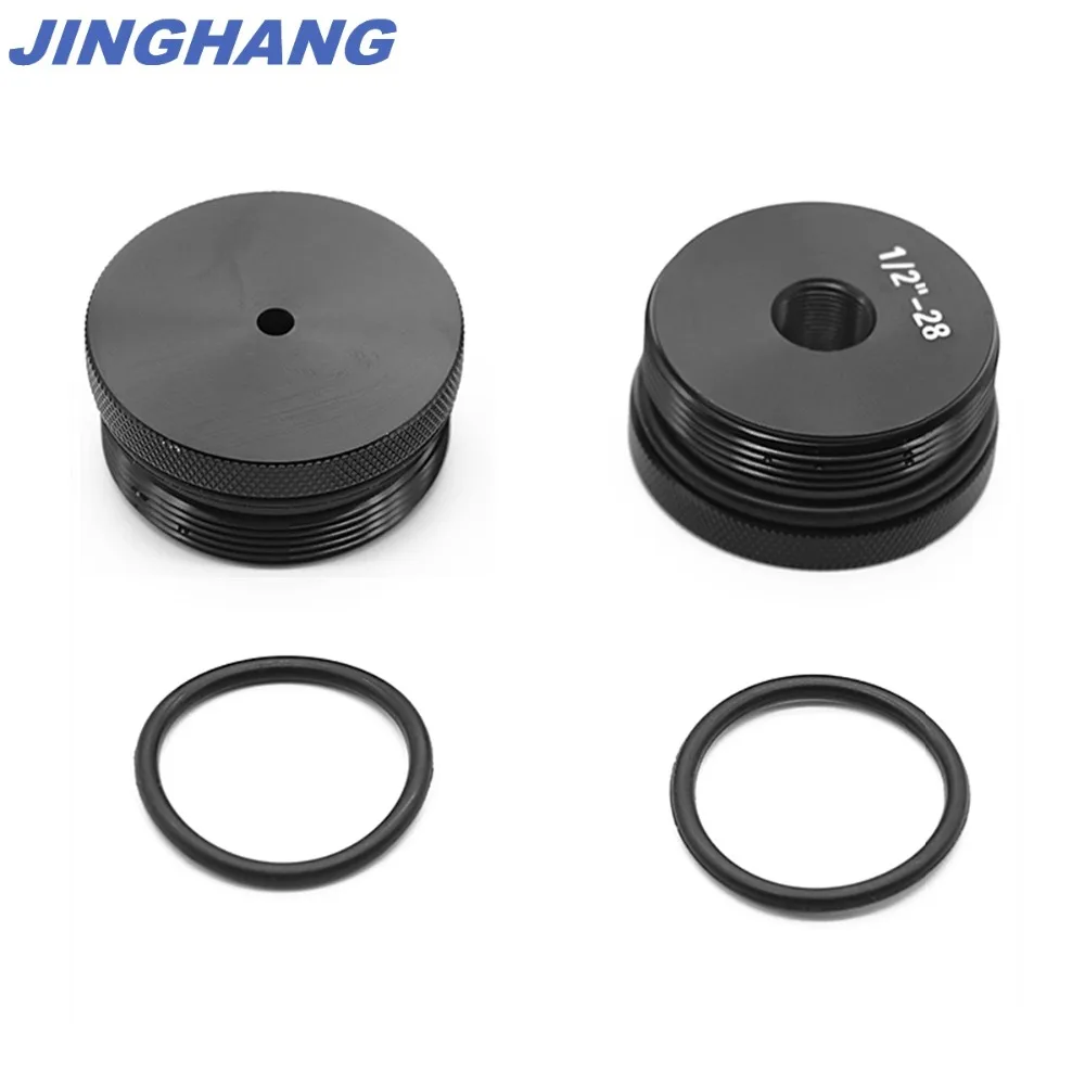 

WIX / NAPA 4003 / 24003 Premium Replacement End Cap Set- 1/2"X28 & Center marked, Black, Fast & Fast USPS Shipping From US STOCK