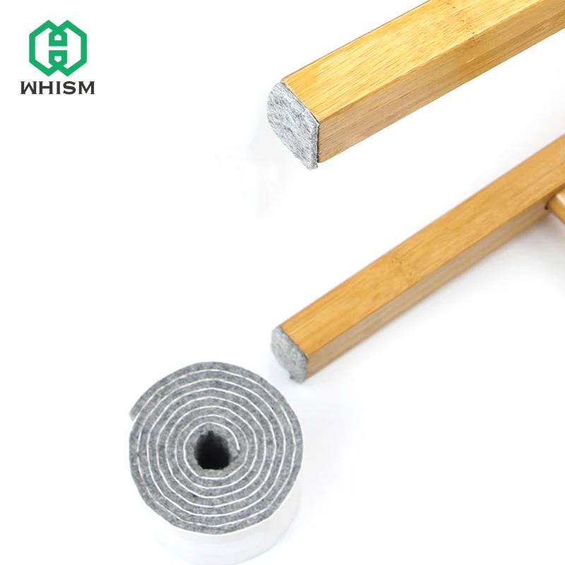 

WHISM 10M Felt Pads Floor Scratch Protector Anti Slip Mat for Sofa Furniture Self Adhesive Chair Leg Table Cabinet Feet Sticky