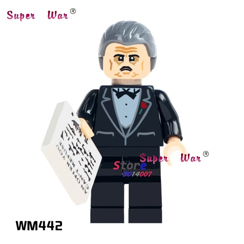 

1PCS model building blocks action superheroes The Godfather Collection Series party diy toys for children gift