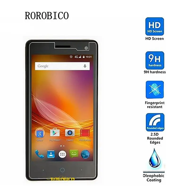 ROROBICO закаленное стекло для ZTE Blade GF3 Защитная пленка 2.5D Передняя Взрывозащищенная