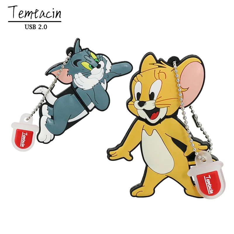

Tom and Jerry USB Stick USB Flash Drives Cartoon Cat Mouse USB Flash 2.0 Memory Drive Stick PenDrive Thumb Drive