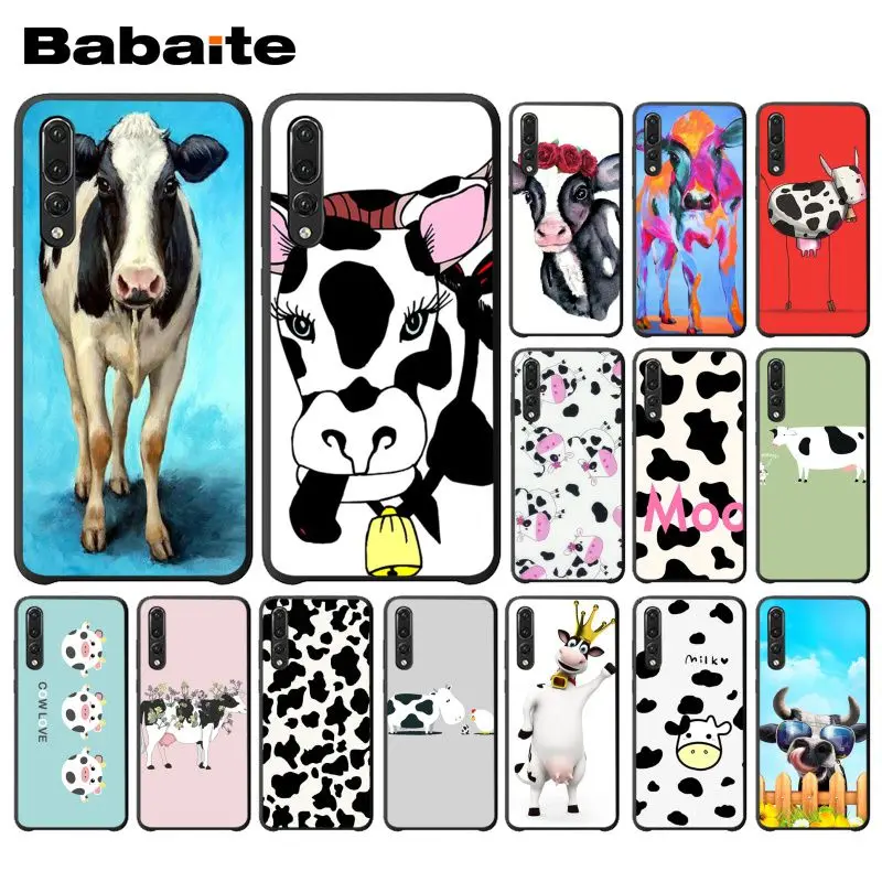 

Babaite Animal Cows Cow Cute Cartoon Print Phone Case for Huawei P10 Plus Mate10 Mate20 Pro 10Lite P20 Pro Honor10 View10