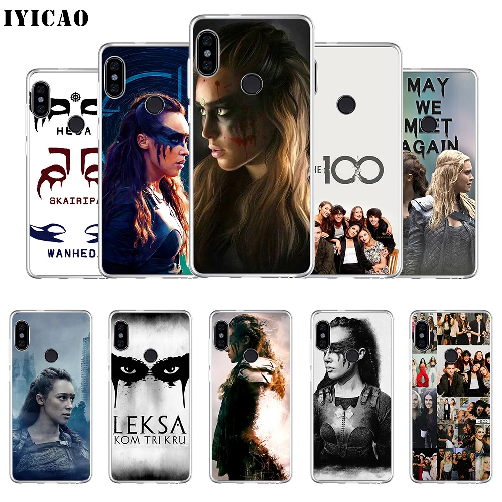 

IYICAO Heda Lexa The 100 Soft Silicone Phone Case for Xiaomi Redmi 4A 5A 6A Note 7 6 5 Pro Plus Redmi 4X 5A Prime Cover