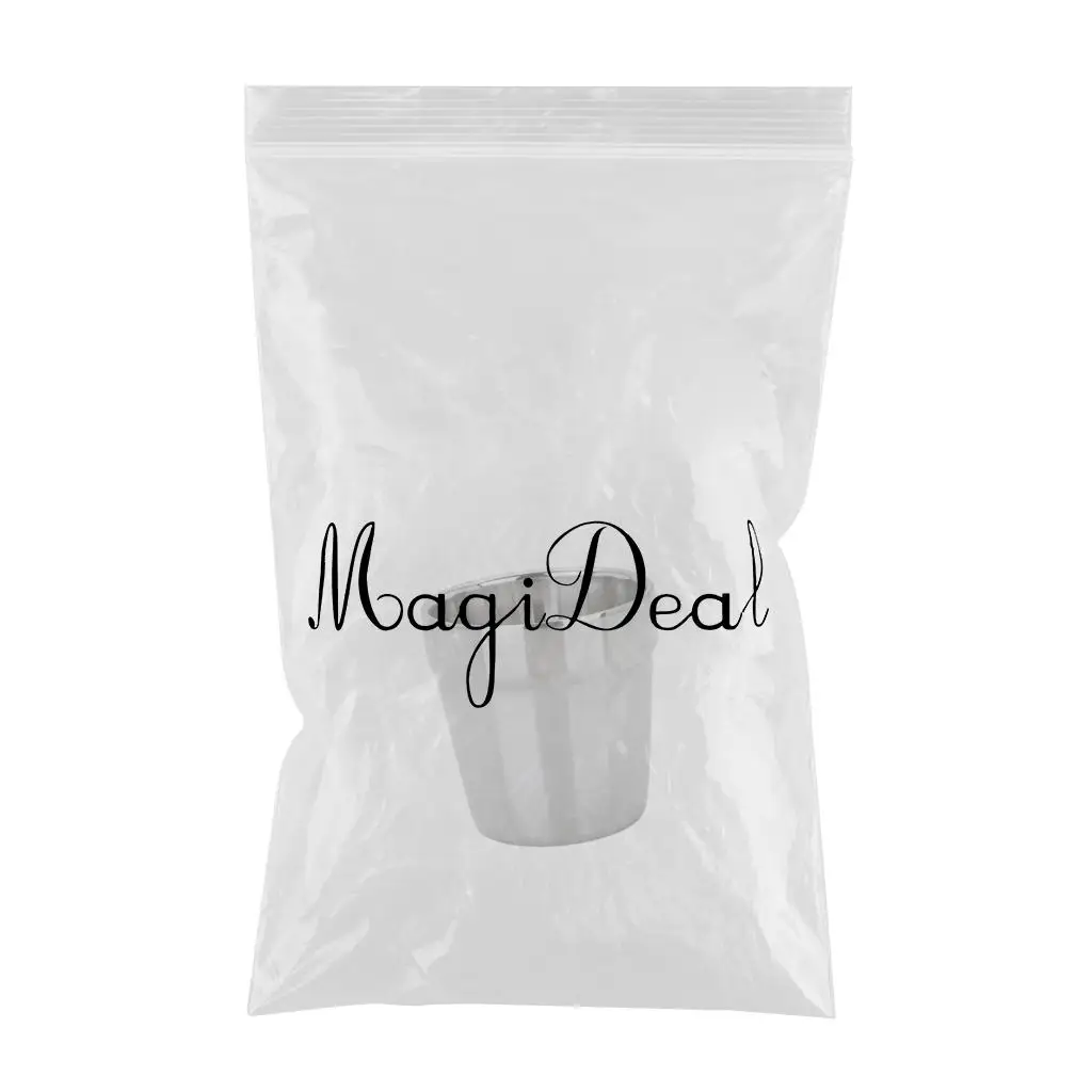 MagiDeal Stainless Steel Pint Cups Water Tumbler Cup Great for Kid Toddler Baby Sanitary Double Wall Mini Travel Cup Drinkware