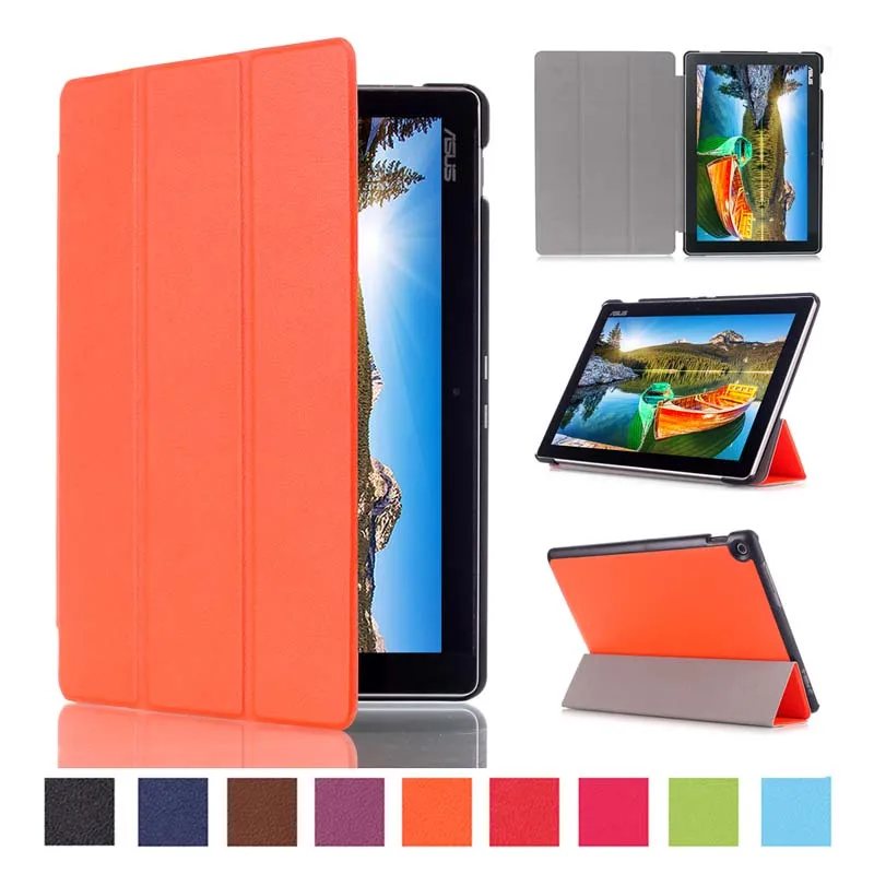 Ультратонкий кожаный чехол книжка для ASUS Zenpad 10 Z300C Z300CL Z300CG 1 дюйма|magnet adhesive|magnet