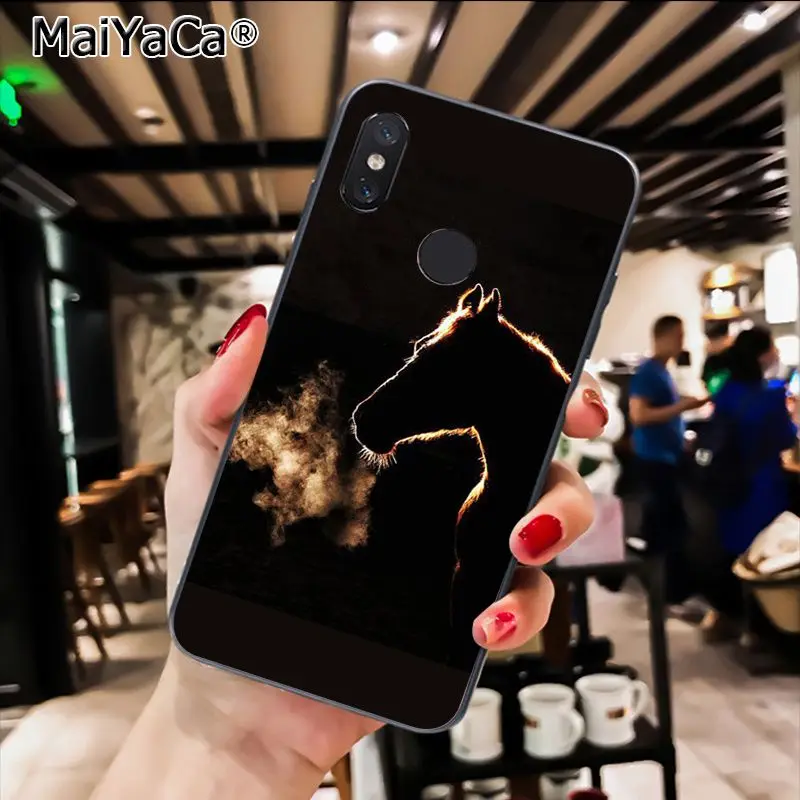 MaiYaCa животное лошадь Новинка чехол для телефона Fundas чехол для Xiaomi Redmi8 4X 6A Redmi Go Redmi5 5Plus Note7 8ProA1 A2Lite