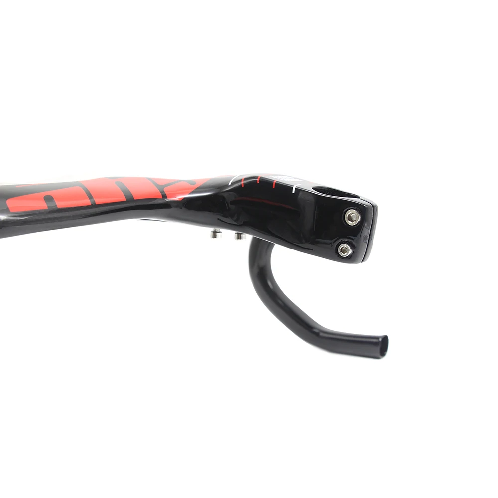 Bicycle Handlebar ULLICYC Carbon Rider Carbon Road 3K Handlebar Integrated 400/420/440*90/100/110/120mm YT340